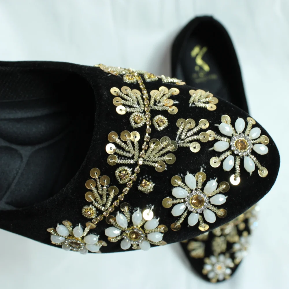 Velvet Pumps Black 271