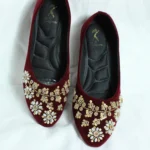Velvet Pumps Maroon 270
