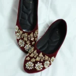 Velvet Pumps Maroon 270