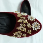 Velvet Pumps Maroon 270