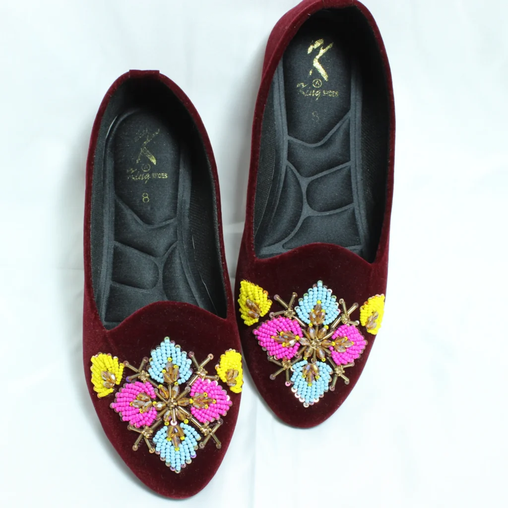 Velvet Pumps Deep Maroon 275