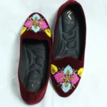 Velvet Pumps Deep Maroon 275