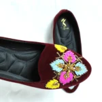 Velvet Pumps Deep Maroon 275