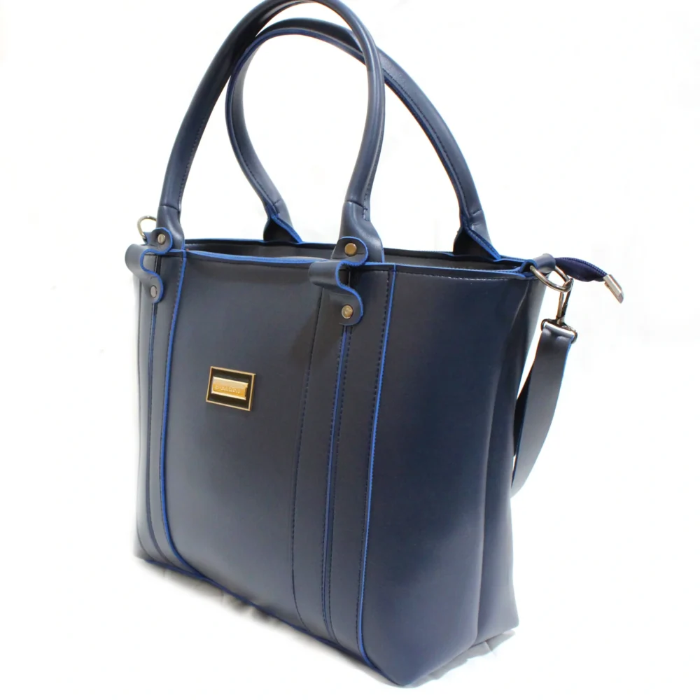 Elegant 1 Piece Handbag (Navy Blue)