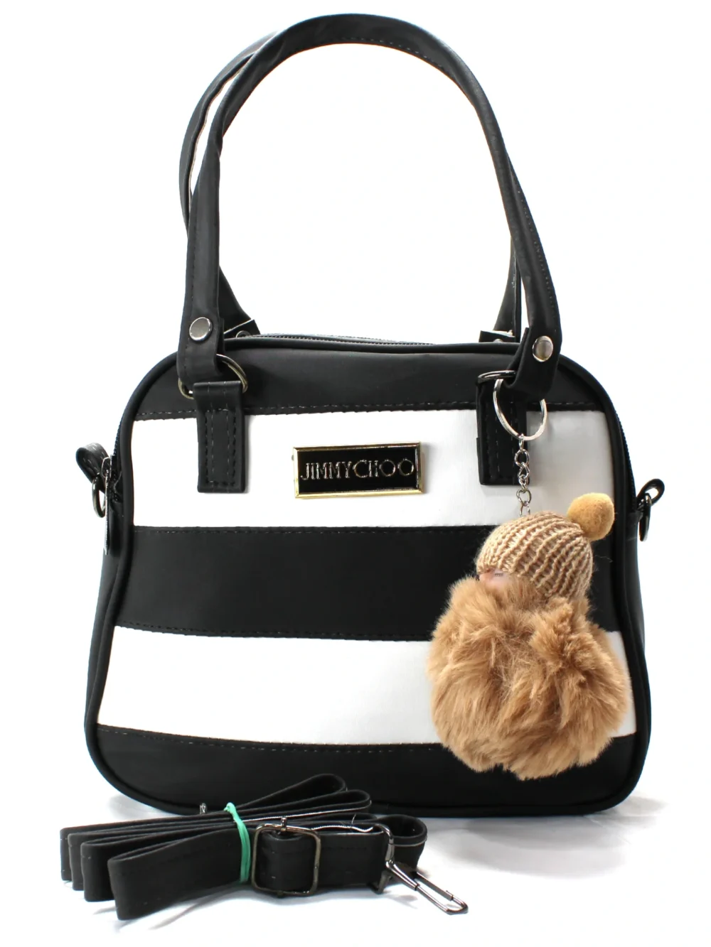 Dual Stripe Girls Cross Body Sling Bag