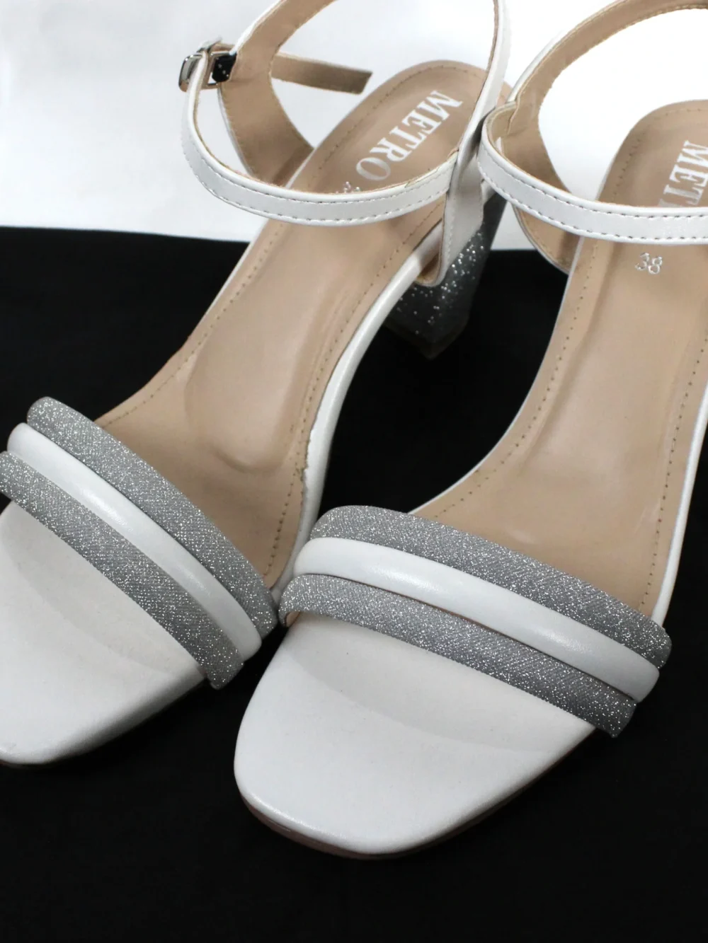 Glitter Stripe Heel Article # 25422