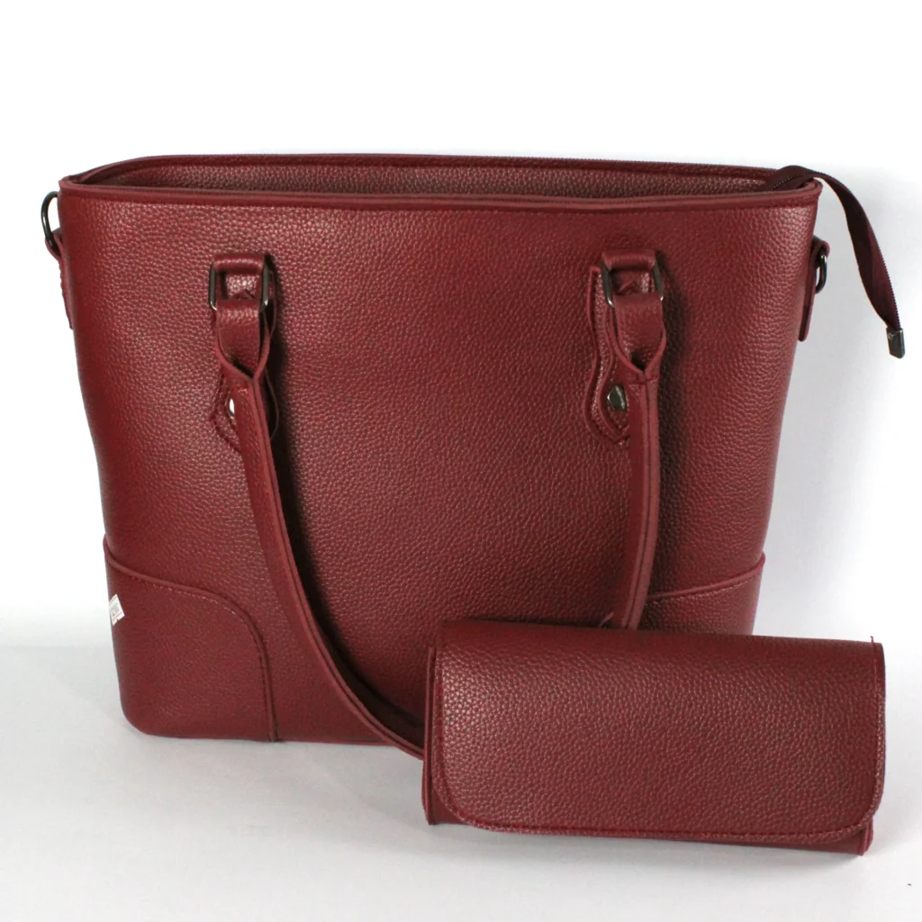 2 Piece Dotted Skin Handbag