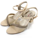 Mesh Glass Heel Beige Article # 25434