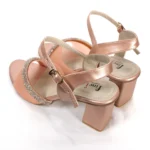 Mesh Glass Heel Peach Article # 25435
