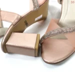 Mesh Glass Heel Peach Article # 25435