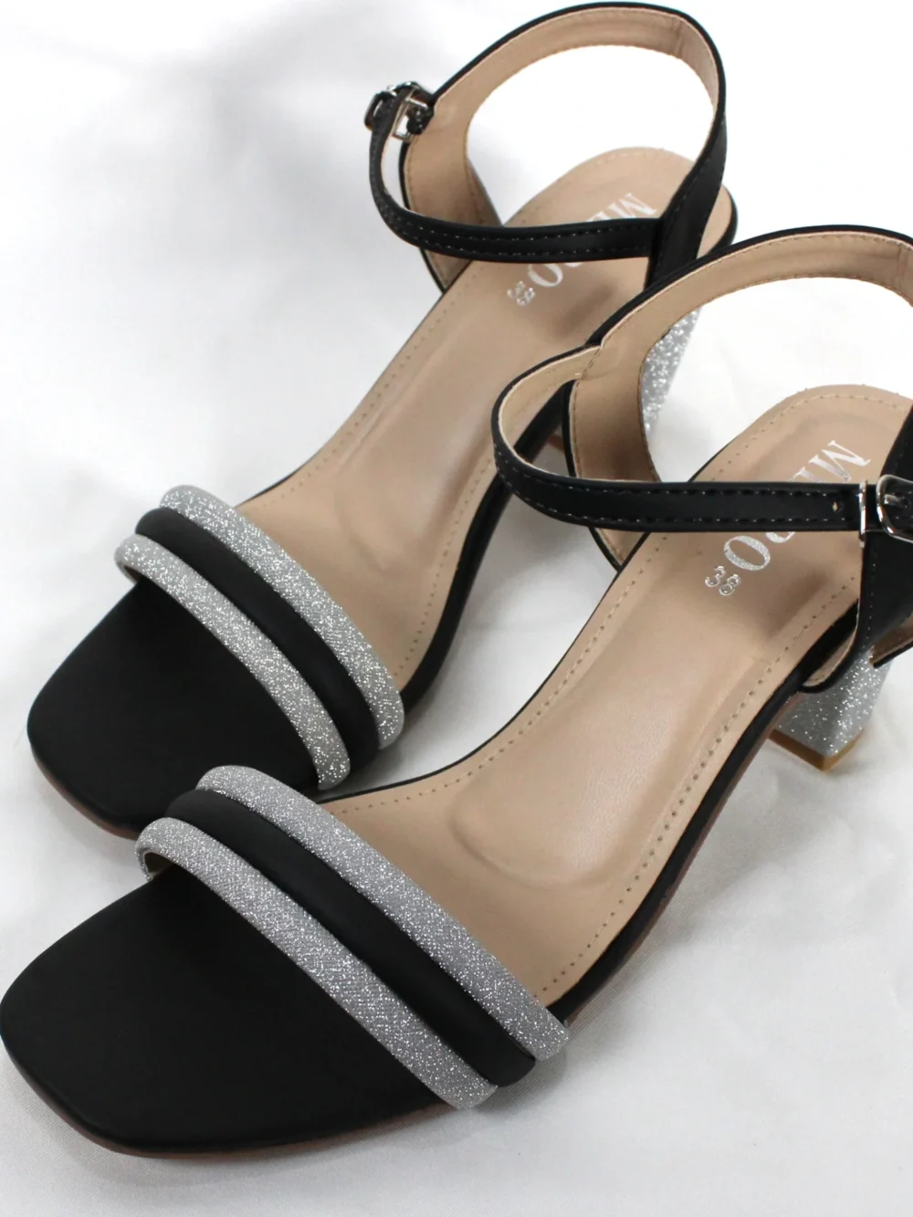 Glitter Stripe Heel Article # 25420