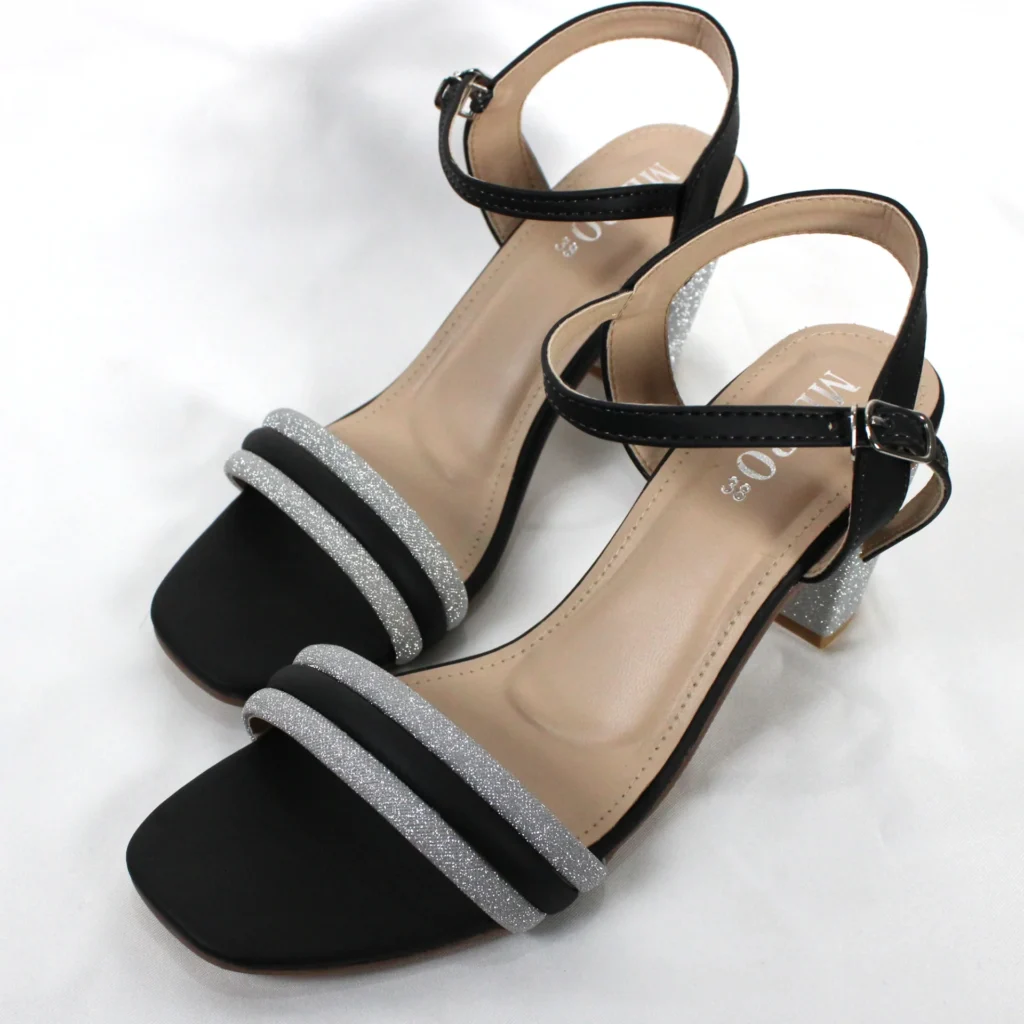 Glitter Stripe Heel Article # 25420