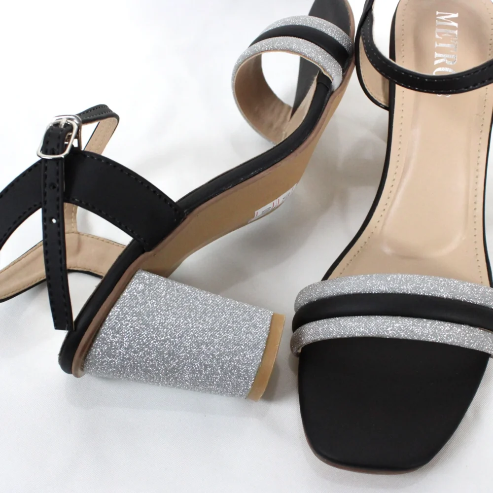 Glitter Stripe Heel Article # 25420