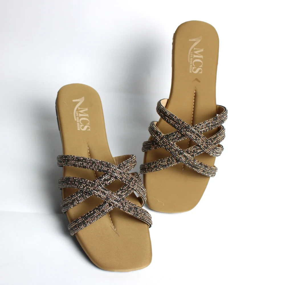 Cris Cross Net Mesh Slide