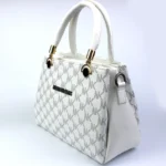 Branded LV Handbag with unique design ( white )