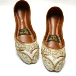 Black with Golden Embroidered khussa