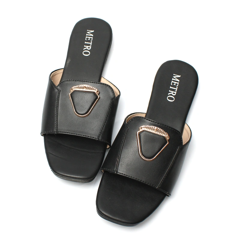Leather Strap Penta Buckle Slide