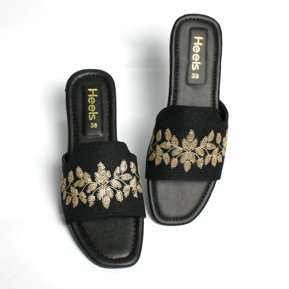 Sequins Strap Slide