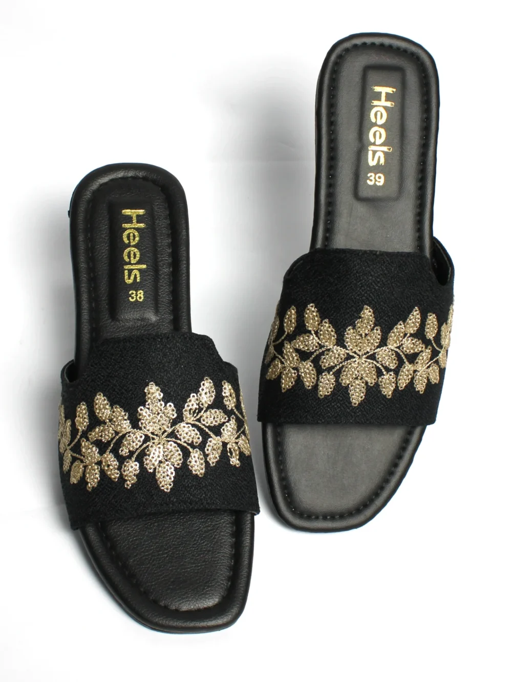 Sequins Strap Slide
