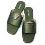 Leather Strap Penta Buckle Slide