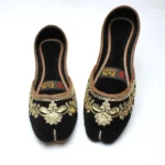 ✨ Black Khussa with Golden Embellishments ✨