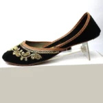 ✨ Black Khussa with Golden Embellishments ✨