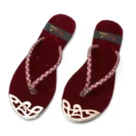 Metal tip velvet Slide