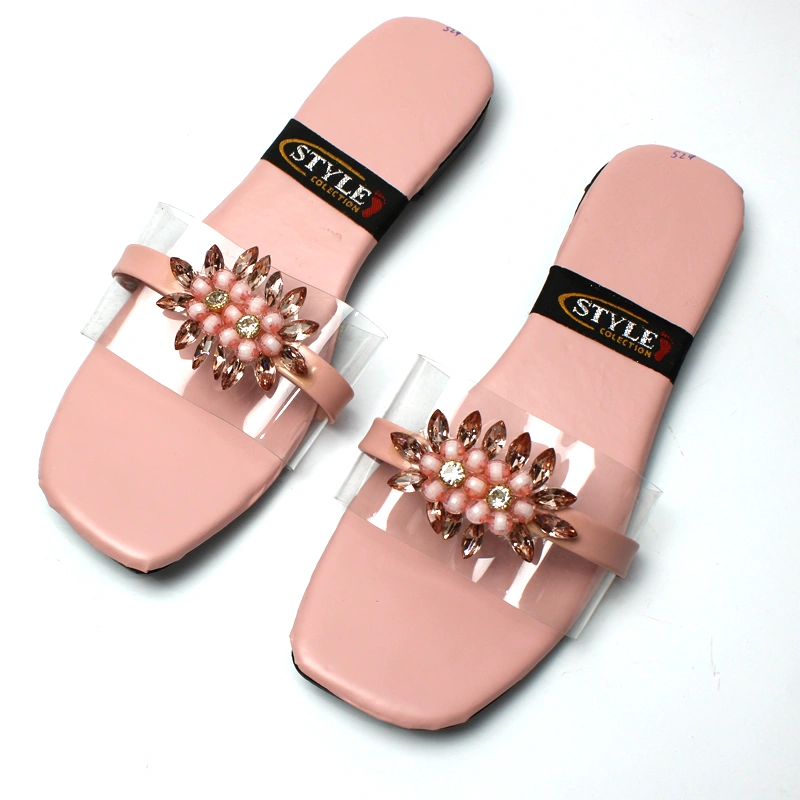 Transparent Strap with Broche Slide