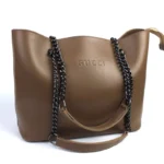 Branded Shiny Silky Handbag with chain strap
