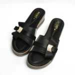 Momo Bow Wedge (Twin Color Sole)