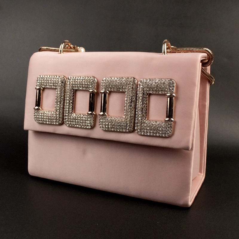 Square Buckle Fancy Handbag