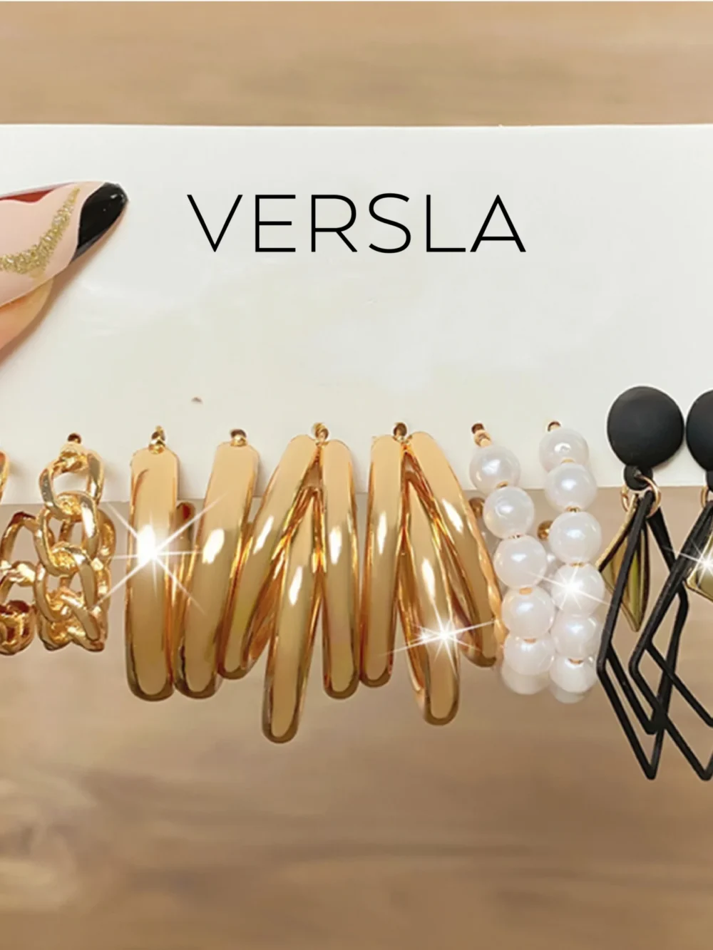 vintage pearl earrings set