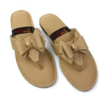 Bow Kolhapuri Slides 9 ( 3 Colors)