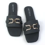 Cut Buckle Elegant Slides