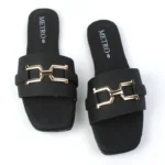 Cut Buckle Elegant Slides