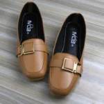 Square Buckle Loafers