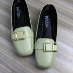Square Buckle Loafers