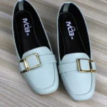 Square Buckle Loafers