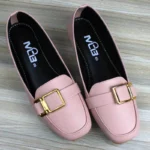 Square Buckle Loafers