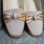 Sparkling Glittery Tangy Loafer Shoes