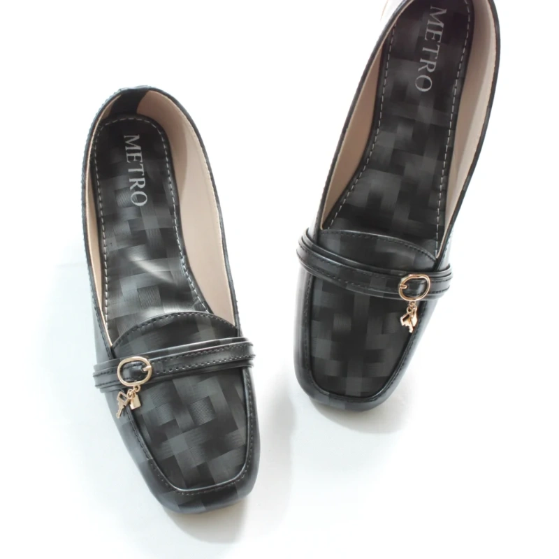 Lock Key Buckle Fancy Loafers
