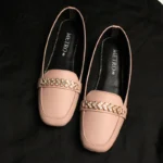 Beads Chain Buckle Loafer