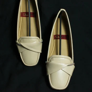 Shine Stripe Bow Loafer