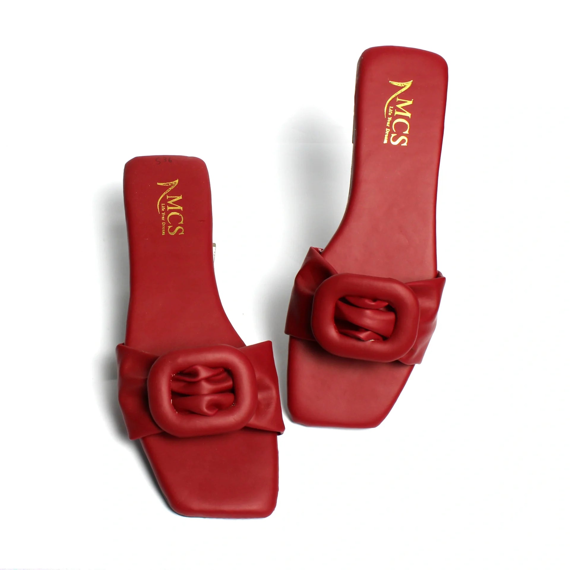 Rectangle Rexene Buckle Slide - MOB