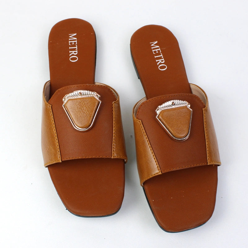 Leather Strap Penta Buckle Slide - MOB