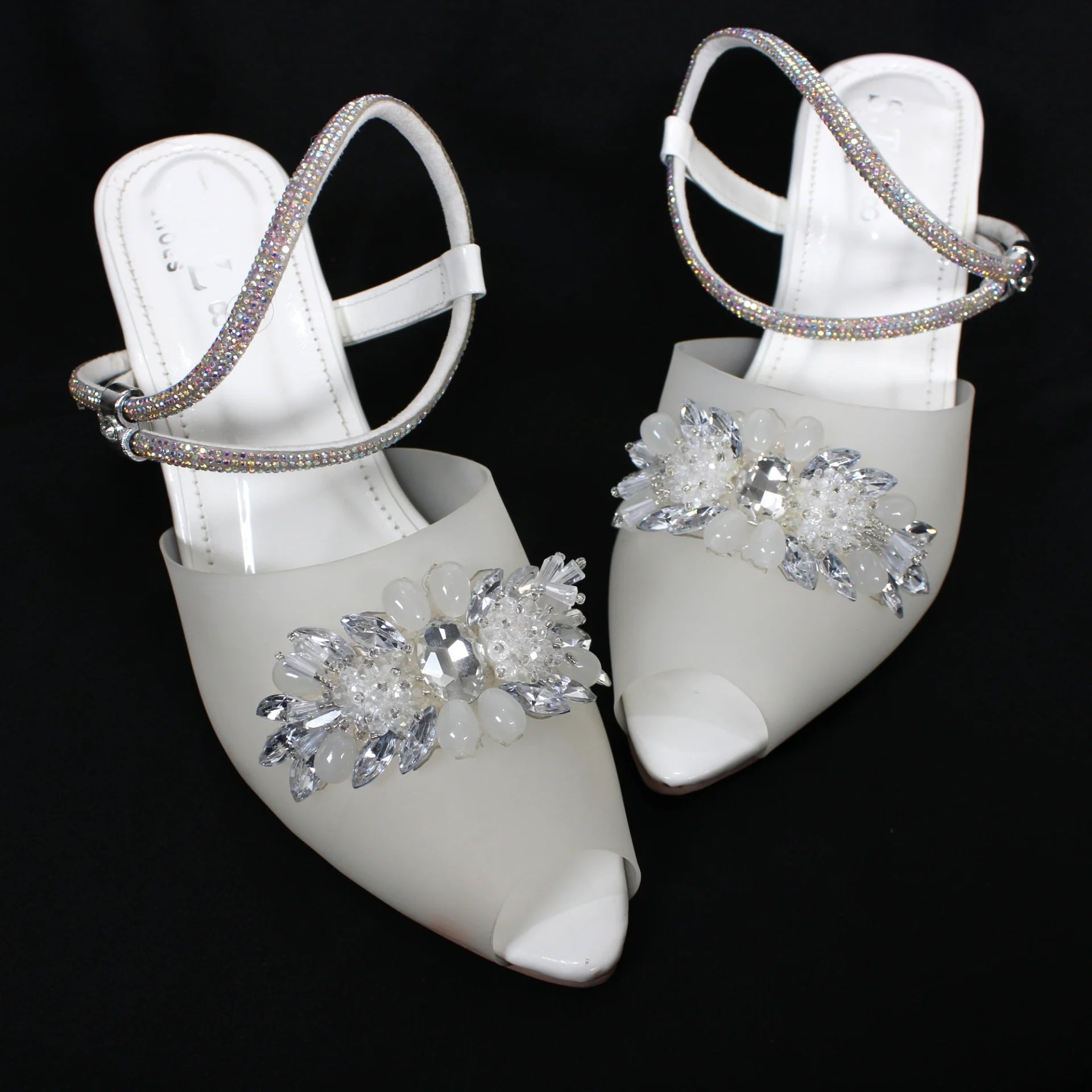 Glass Broche Heel - MOB