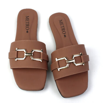 Cut Buckle Elegant Slides - MOB