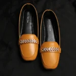 Beads Chain Buckle Loafer