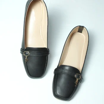 Lock Key Buckle Loafers