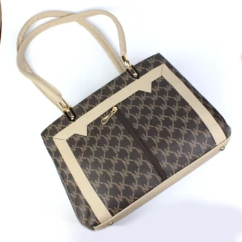 Twin Tone LV Handbag Beige